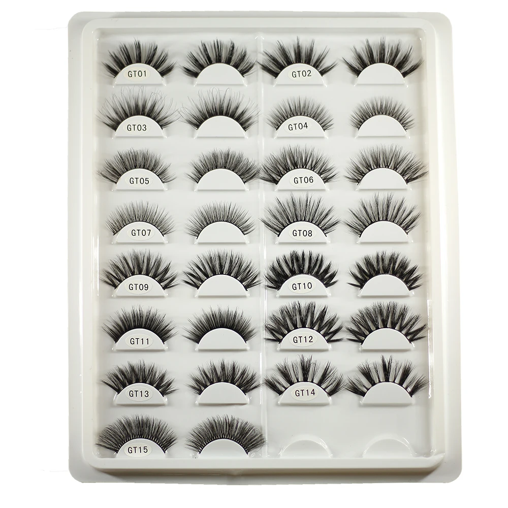 

2019 New Cheap Price Wholesale Lashes 5pairs eyelashesnatural thick Synthetic Hair Premium Silk3d Faux Mink Lashes