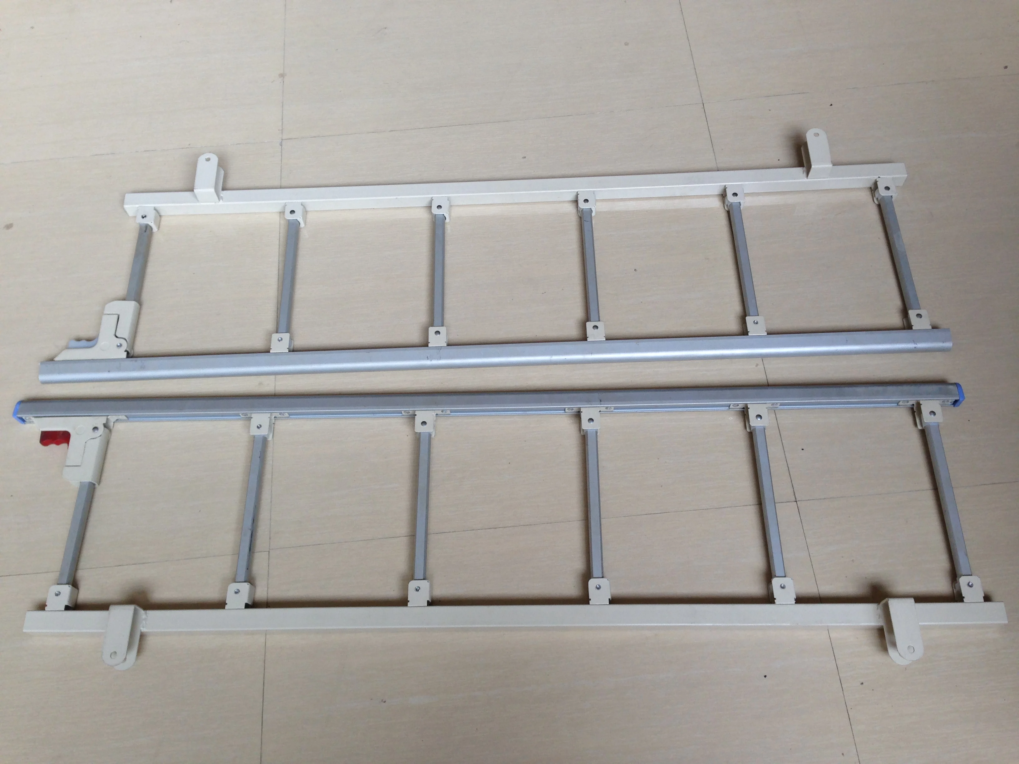 Collaps Foldable 6 Fences Aluminum Guardrails siderails for hospital bed