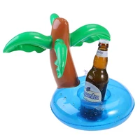 

Inflatable palm tree floats cup drink holder for Pool Party and Cute Kids Bath Water Fun Toys