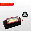 Good quality triangle shape LED flashlight with 250 degree rotate COB work light HL-8036