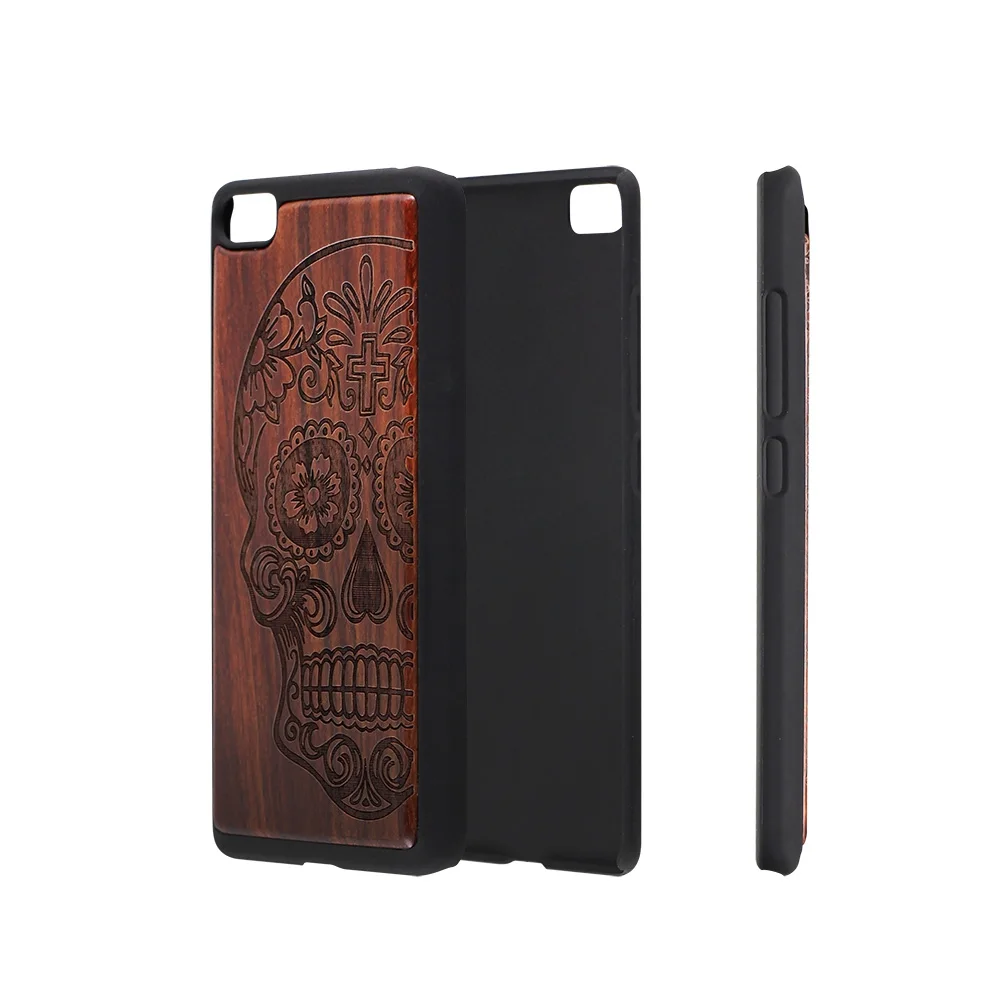 

Custom Designs Natural Rosewood Hard Back Phone Case For Xiaomi 5
