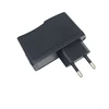 Universal 12w usb charger black color Ac input 100-240v dc 6v2a power supply adapter with led indicator light