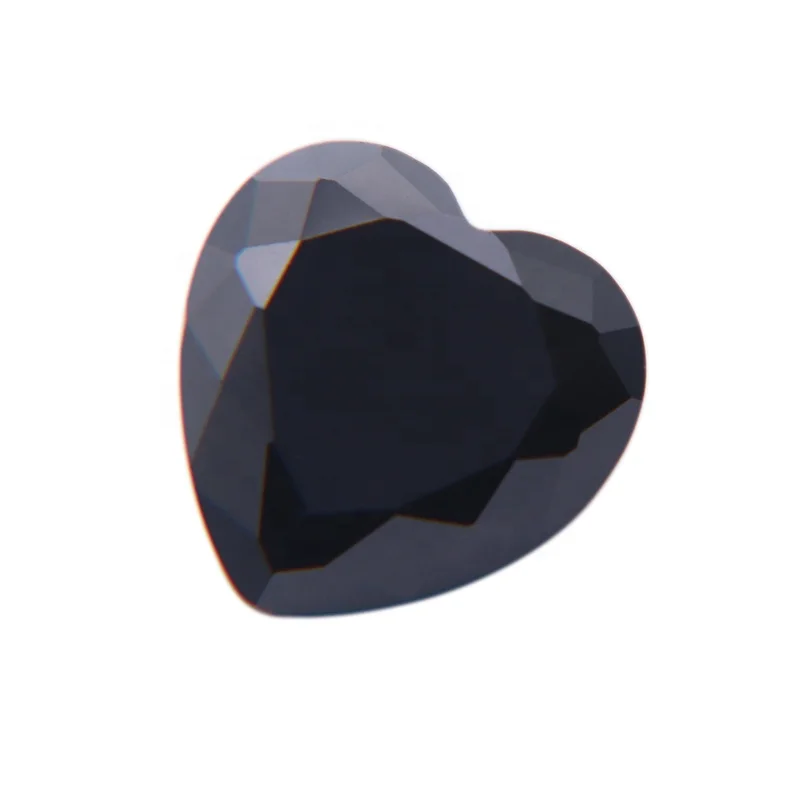 

Heart Shape CZ Black Diamond Cubic Zirconia 5*5mm