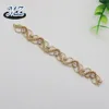 Different types fancy chains of necklace accessories shoes chains