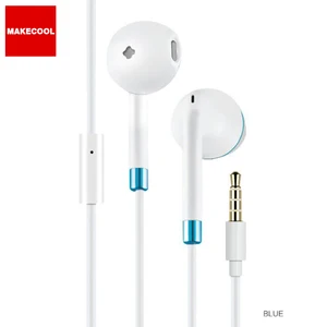 Q Universal Ear Headphones Wire Control