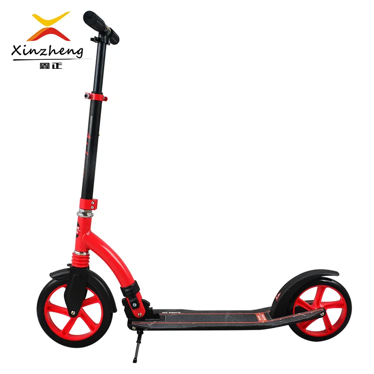 

lighted wheel kick scooter extreme adult Pu Wheel Adult Aluminum Kick Scooter With Adjustable Heig