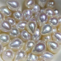 

Selected AAAA white 8-9mm freshwater no hole drop pearl