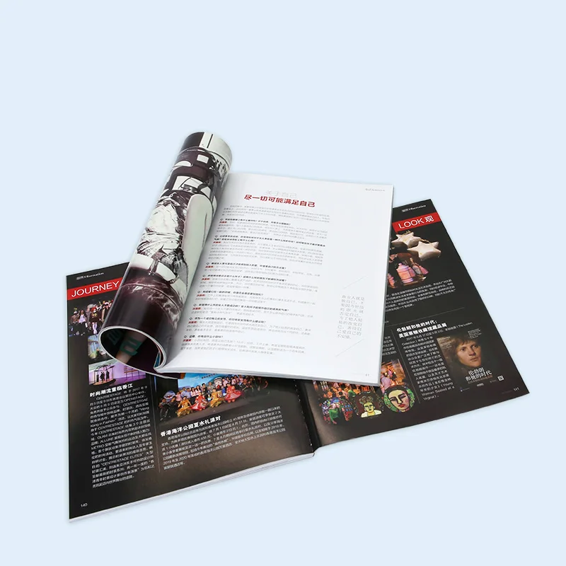 
Cheap and short run catalog printing service in China 