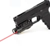 Red laser and light combo laser scope with universal weapon mount