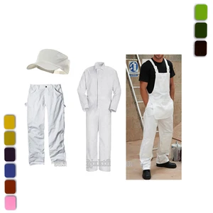 Cotton Drill Bib And Brace Painters Decorators Overalls Painting