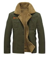 

Custom Men Winter Airline Pilot Fur Collar Jacket, Airforce Army Thermal Cotton Jacket Coat