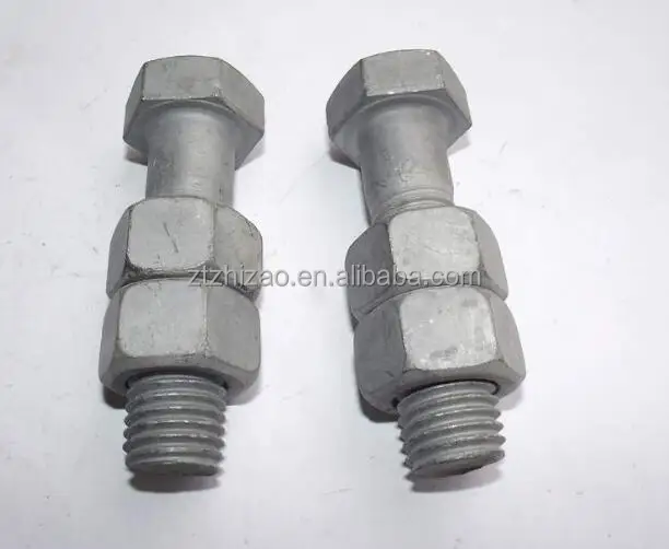 
Manufacturer supply hot dip galvanized Hex Bolt and nut din 