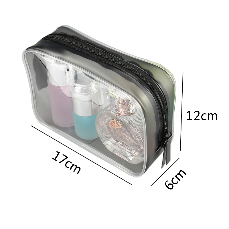 Zipper Closure Clear Pvc Ladies Cosmetic Pouch - Buy Ladies Cosmetic ...