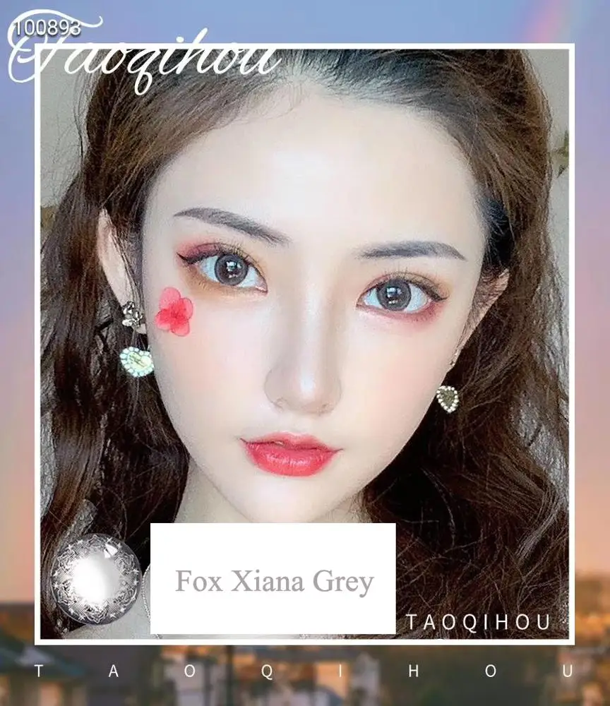 

Fox Xiana Yearly Use Soft Colored Contact Lens Cosmetic Crazy Colored Contact Lenses