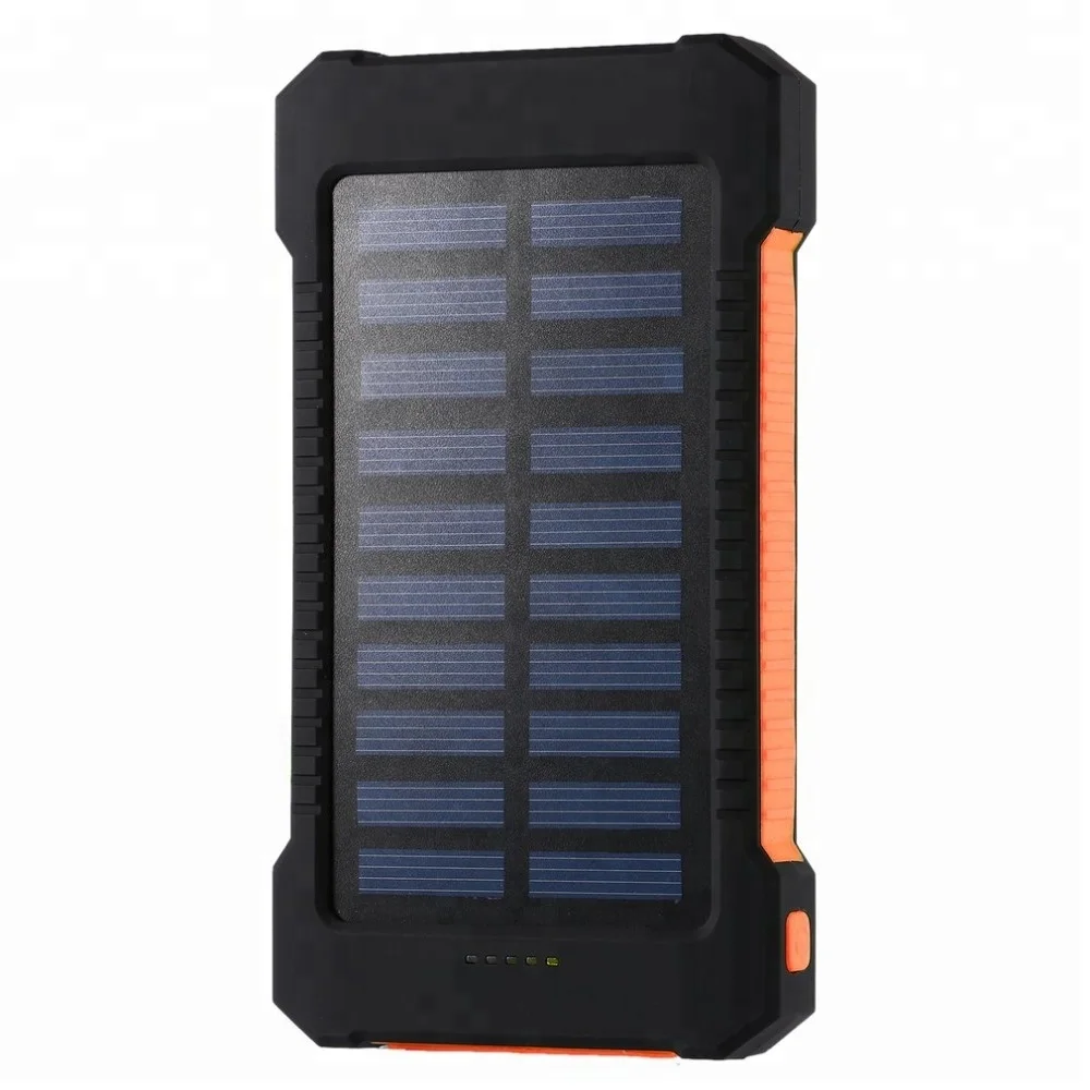 

Top Sale Solar Wopow Power bank With LED Light For Mobile Phones with Cable For External Battery