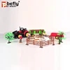 With animal human figure plastic friction farm car toy