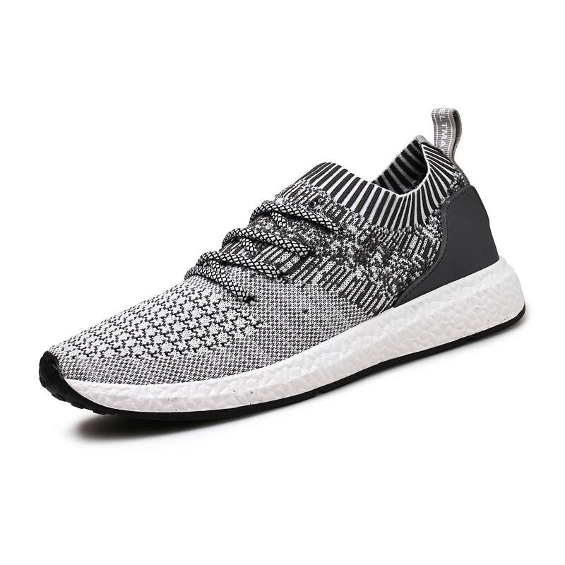 

2019 Hot sale knit fabric sports running shoe for men