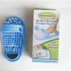 Wholesale funny easy feet foot scrubber brush massager shower clean blue slippers