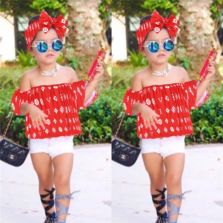 baby girl white denim shorts