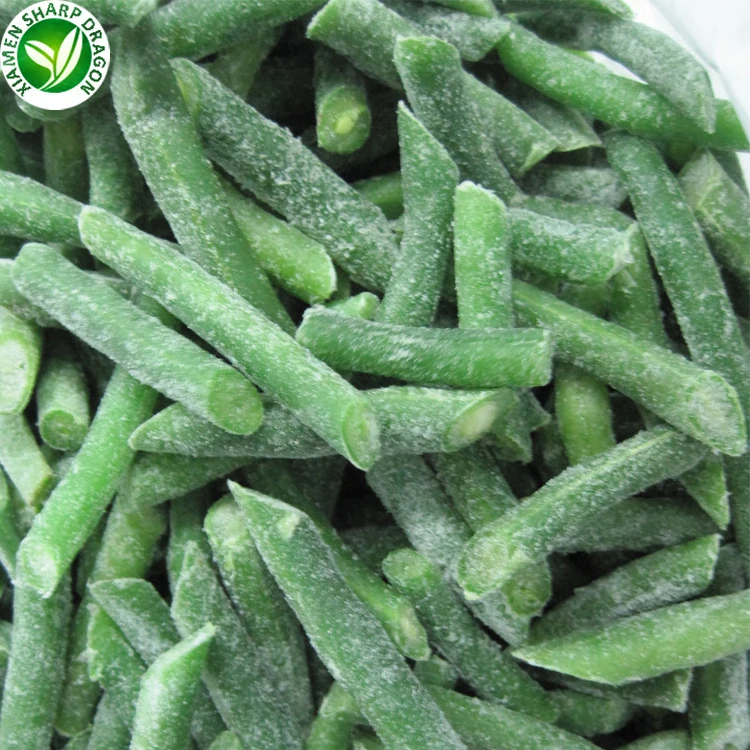 
IQF Organic vegetable frozen green bean for sale 