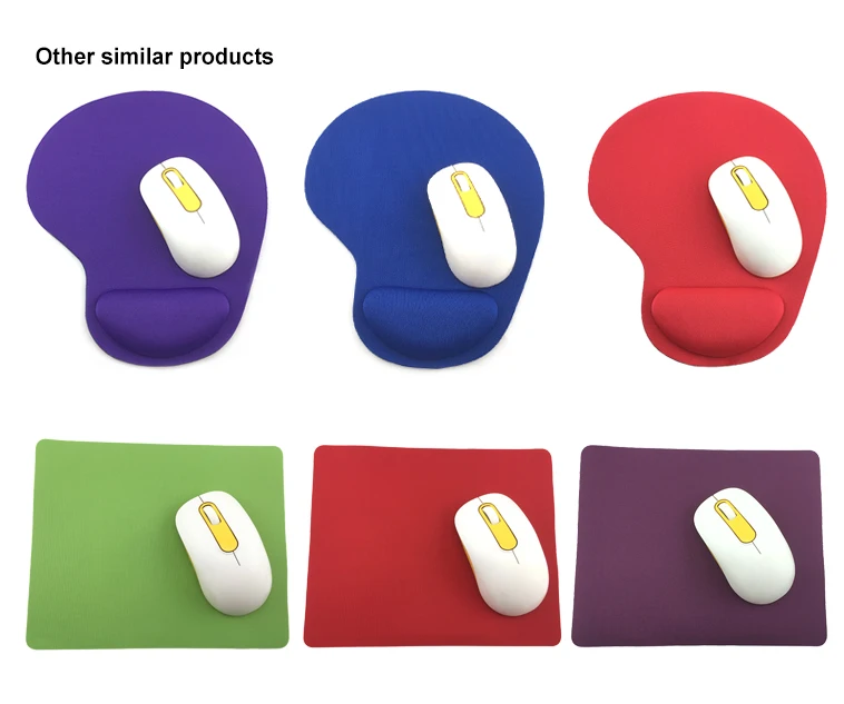 Newest 3d Wrist Rest Eva Hand Pillow Memory Cotton Mouse Pad Footshaped Comfortable Mouse Pad