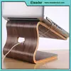 Nature real wood stand holder for macbook ipad walnut