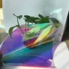 0.1mm-0.8mm Blue Thickness PVC Dichroic Iridescent Double Side Lamination Film For Making Bags