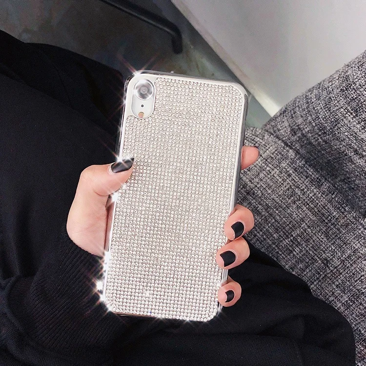 

Luxury Bling Diamond Crystal Shinning Rhinestone Case For Iphone Xs