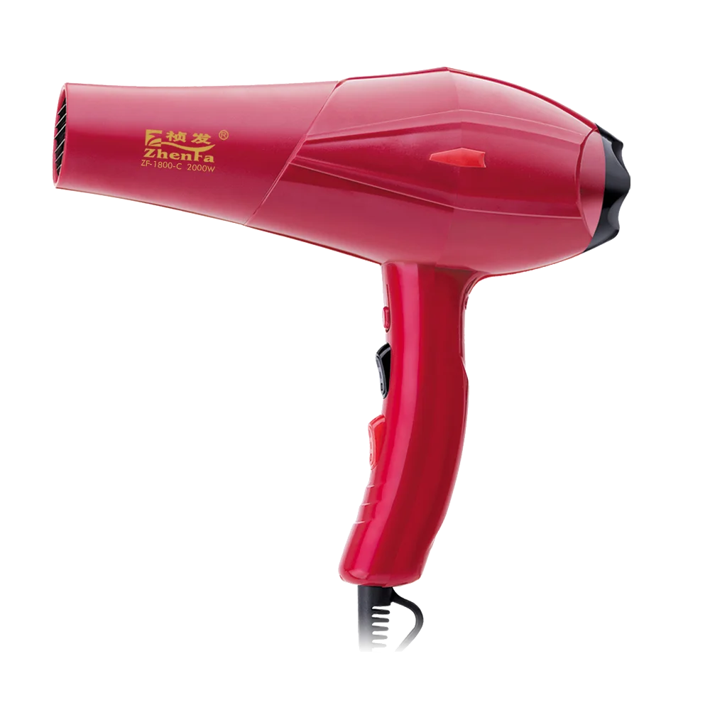 

2000 watt hair dryer fashional hotel barber hair dryer ZF-1800C, Black/red