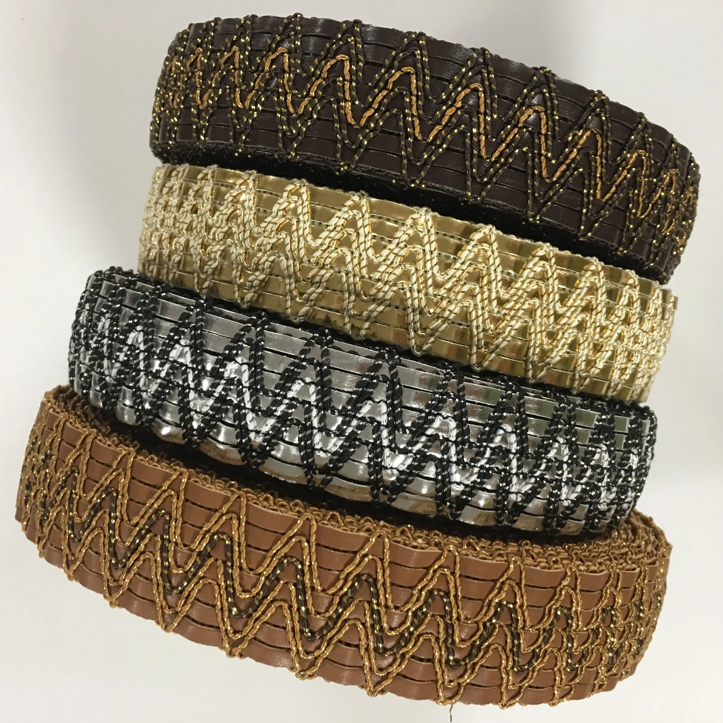 时尚鞋装饰编织编织织带