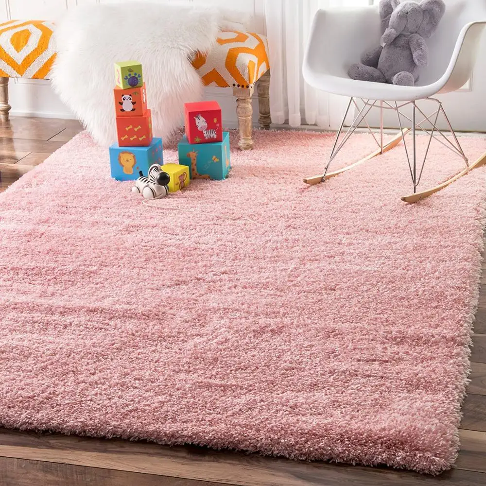 Soft & Plush Nursery Solid Baby Kids Shag Area Rugs Play Mat Buy Plush Rug,Soft Shaggy Rug