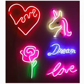 Factory Direct Hot Sale China Diy Mini Flamingo Letter Neon Sign