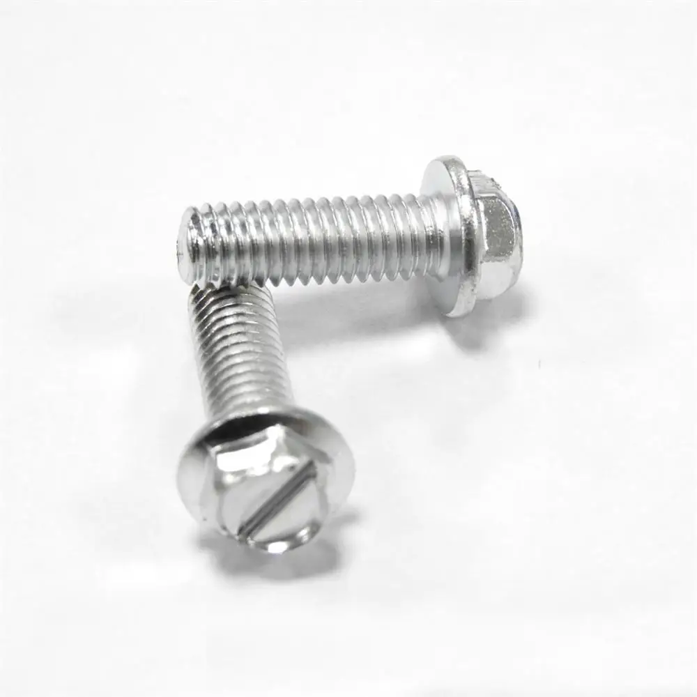
Class 8.8 White Zinc Hexagon Head Plastic Self-locking Insert Nylon Patch Bolt 