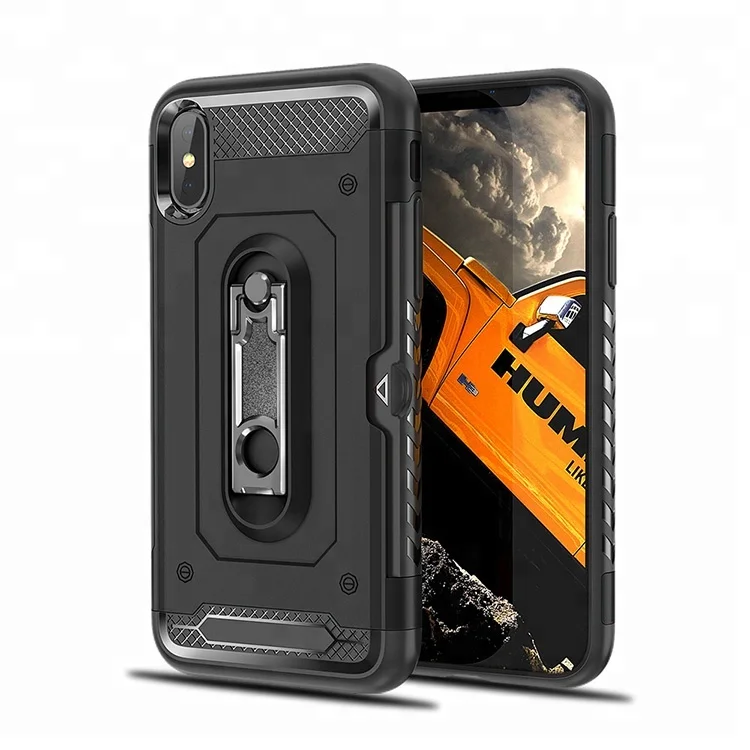 

Free sample phone case for iPhone XS MAX built in kickstand