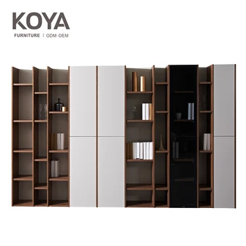 Modern Luxury Study Room Mdf Wood Bookshelf Bookcase Buy