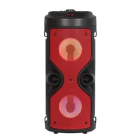 

big sound bluetooth speaker tube with led fm radio
