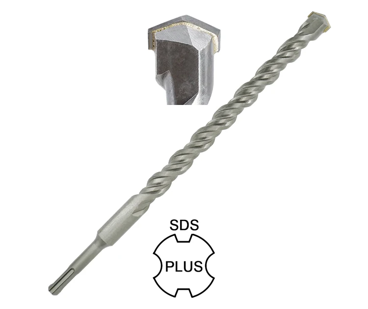 10Pcs SDS Plus Hammer Drill Bit and  Chisel Set  in Plastic Box