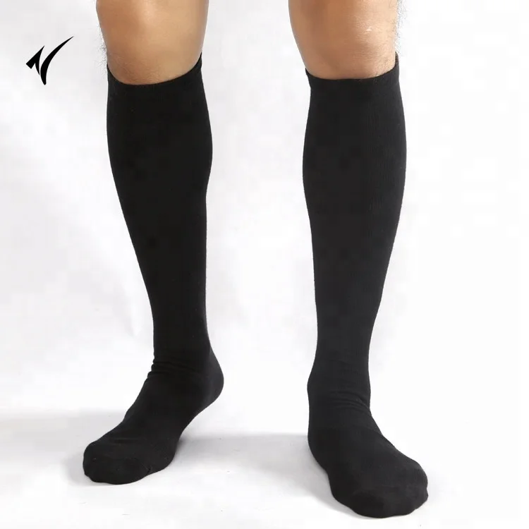 

FL00-023 Bonvolant Medical Anti-fatigue Flight Black Compression Travel Socks, Custom color