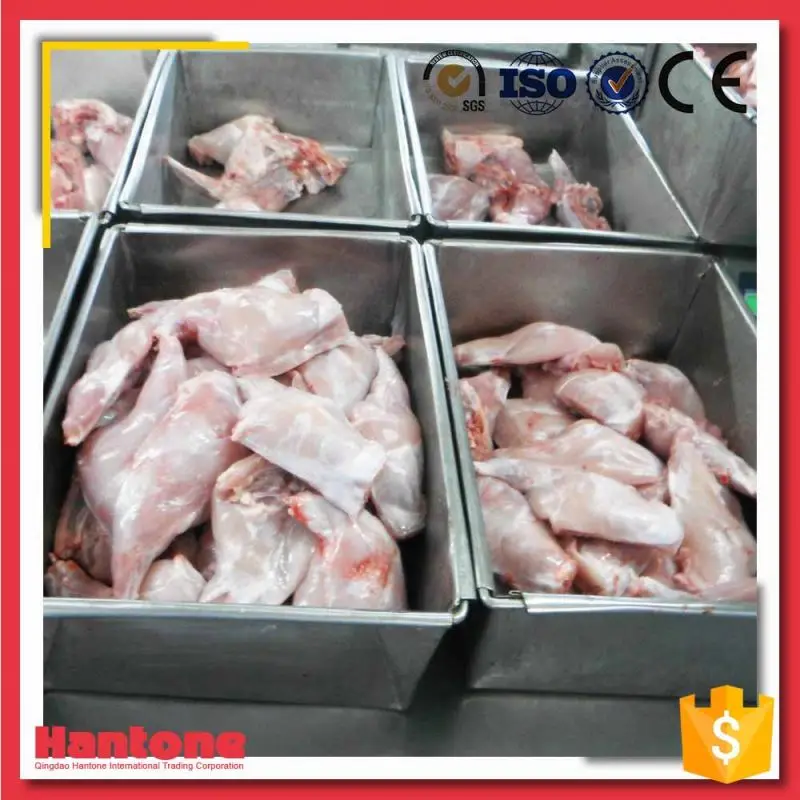 
Bone In Skinless Frozen Rabbit Hind Leg 