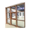 Wood curtain wall window unitized