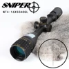 Tactical Optics Hunting Riflescope Sniper NT 4-16x50 AOGL RGB illuminated Adjustable Objective Rifle Scopes