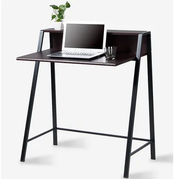 European Style Retro Simple Home Steel Wood Black Desktop Laptop