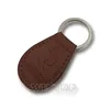 custom leather key chains make your own logo metal keyring