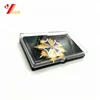Cheapest square shape size 40*40mm plastic gift box for coins