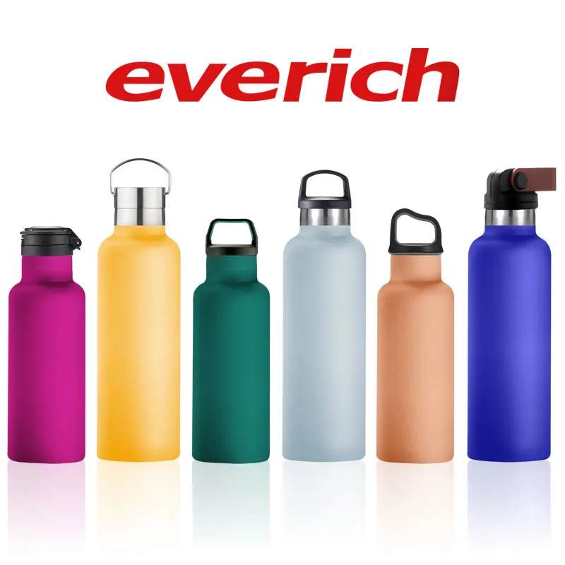 

Everich 16oz 20oz Double Wall Stainless Steel Vacuum Water Bottle Wide Mouth Custom Color, Customized color