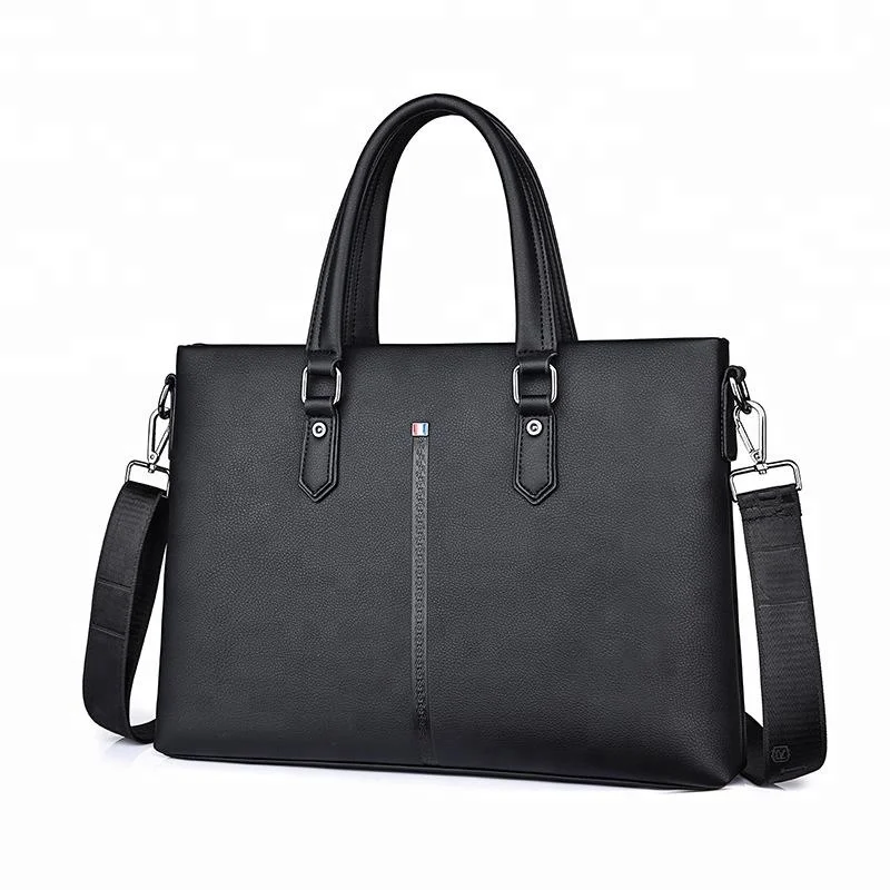 

Manufacturer Wholesale Fashion Leather Business Briefcase Bags for Men, Black,brown,or customized