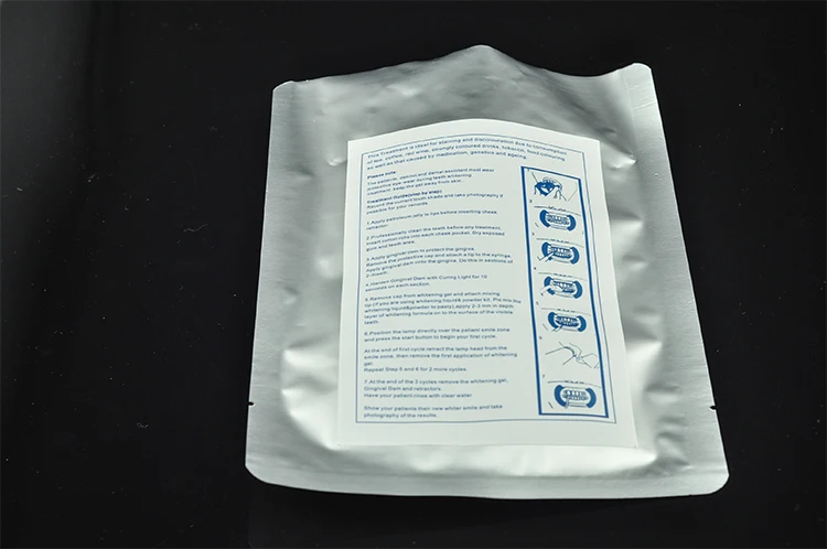 
Dental teeth whitening products 35%hp dual barrel syringe 