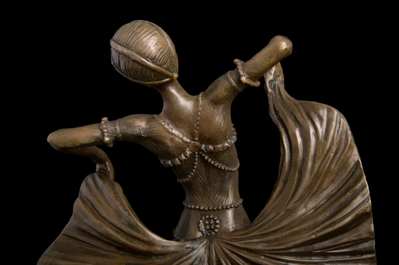 Brass Dancing Lady Sculpture For Table Decoration Crafts Buy High Quality Brass Dancing Lady