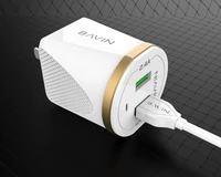 

BAVIN cell charger BS standard 600 UK plug 5V 2.4A auto ID dual USB charger