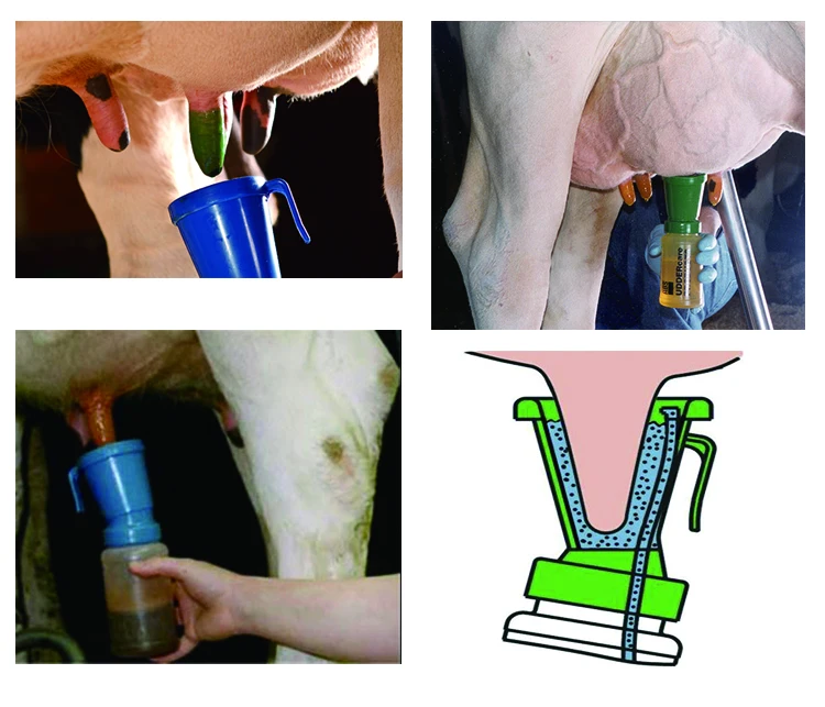 Veterinary Animal Teat Dip Cup Livestock Supplies 